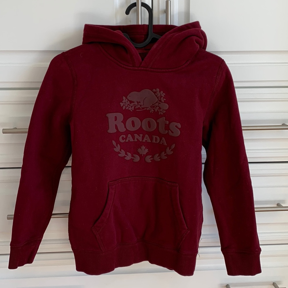 ROOTS kids hoodie Sz M (7-8)